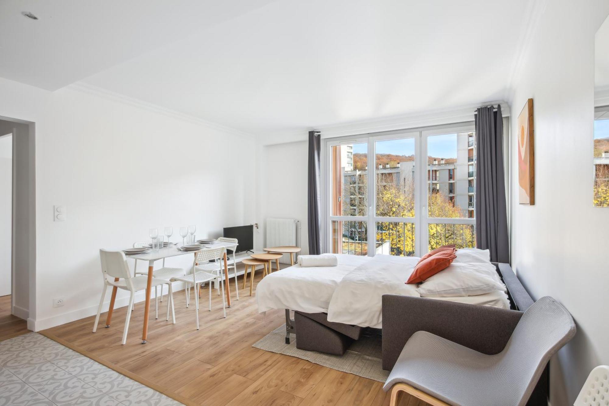 Appartamento Chic Apart With Parking Chaville Esterno foto